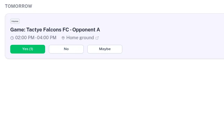 Events & attendance